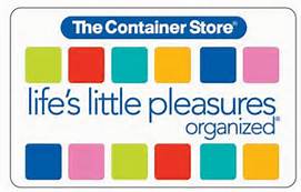 Container Store Gift Card