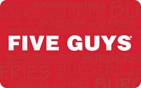 Five Guys Gift Card