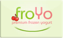 Froyo Gift Card