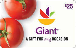 Giant Foods Gift Card