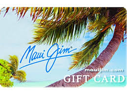 Maui Jim Sungiasses Gift Card