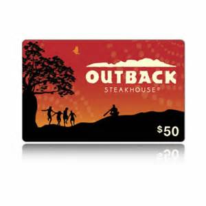 Outback Steakhouse Gift Card