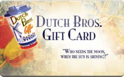 Dutch Brothers Coffee Gift Card