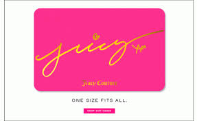 Juicy Couture Gift Card